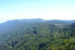 Vue direction col du Minier