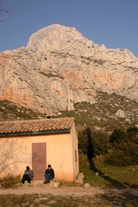 Le refuge au pied de la Sainte-Victoire