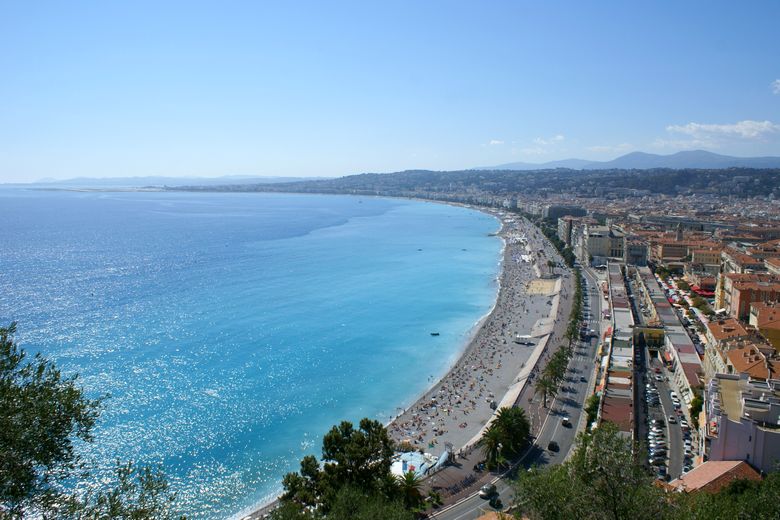 Nice (Alpes-Maritimes) - Vue étendue sur la Promenade des Anglais