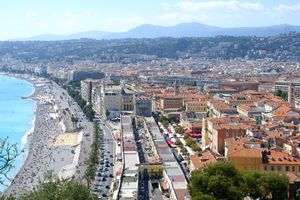 Vue sur la Promenade des Anglais