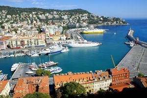 Entrée du port de Nice