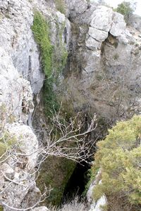 Une crevasse juste avant l'ascension finale