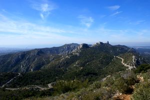 Point de vue sur une partie la Chaîne de l'Etoile 