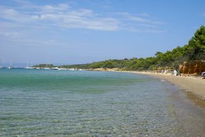Plage de la Courtade : vue direction est