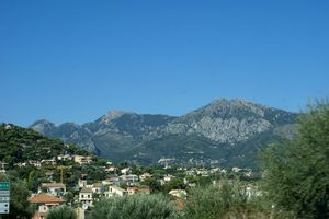 Vue sur l'arrière pays