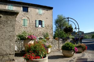 Déco à l'entrée de la ville