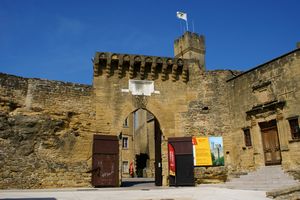 Entrée principale du château