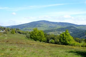 Zoom sur une montagne