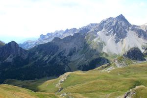 Départ du massif des Ecrins