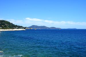 Vue en direction de la Presqu'île de Giens
