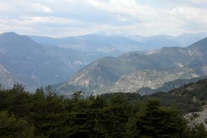 Vue sur le Massif du Mercantour