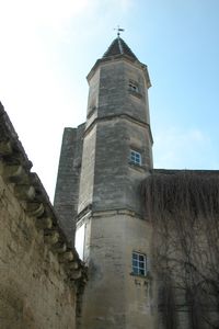 Tour de la Vicomté vue de la cour intérieure