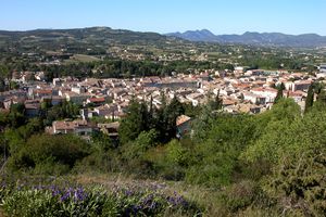 Vue étendue sur la ville