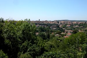 La ville à l'horizon