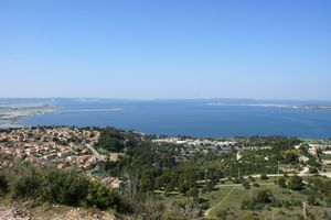 Vue sur l'étang de Berre