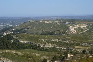Vue sur le nord-ouest du Massif