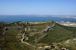 Etang de Berre à l'horizon